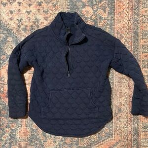 Navy Blue Gap Quilted Pullover
